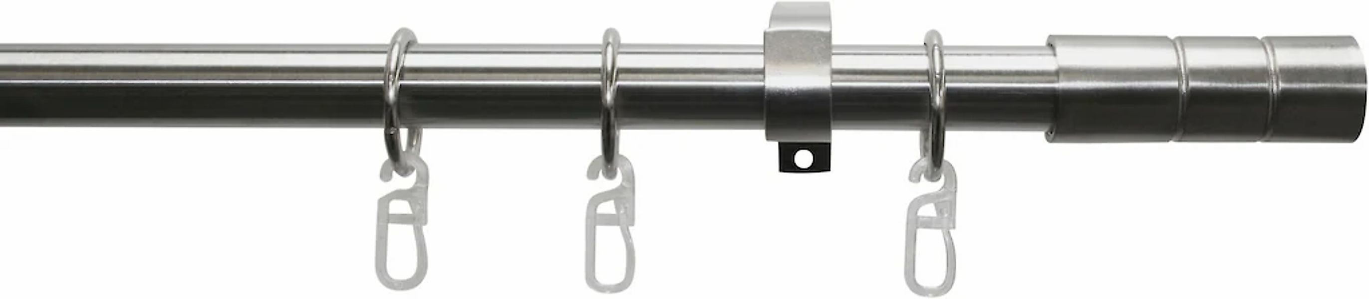 GARDINIA Gardinenstange "Set Metall" 1 läufig-läufig Fixmaß 1-Lauf günstig online kaufen