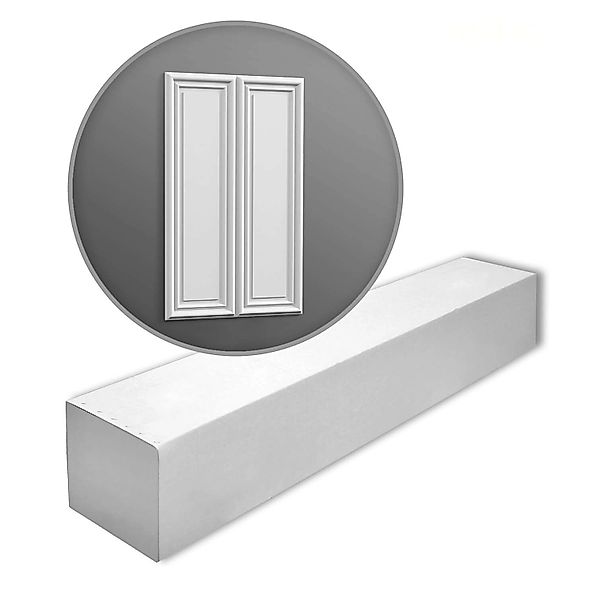 ORAC DECOR W124-Box BURLINGTON 3D Wandpaneele 1 Karton mit 3 Paneelen 2,4 m günstig online kaufen