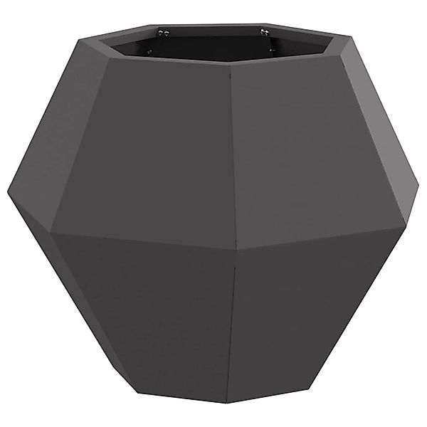 vidaXL Pflanzkübel Schwarz 50 x 50 x 40 cm Stahl 884052 günstig online kaufen