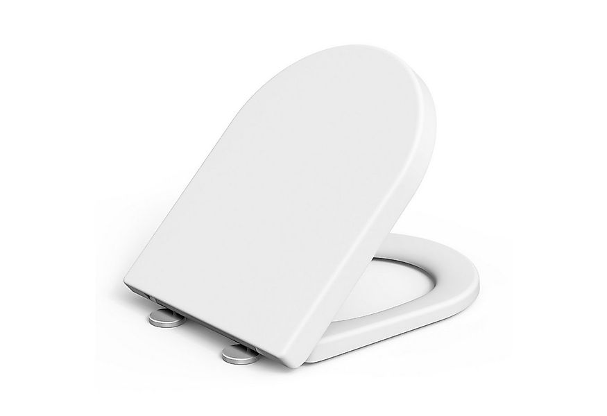 GarveeMore WC-Sitz Toilettendeckel mit Absenkautomatik D-Form günstig online kaufen