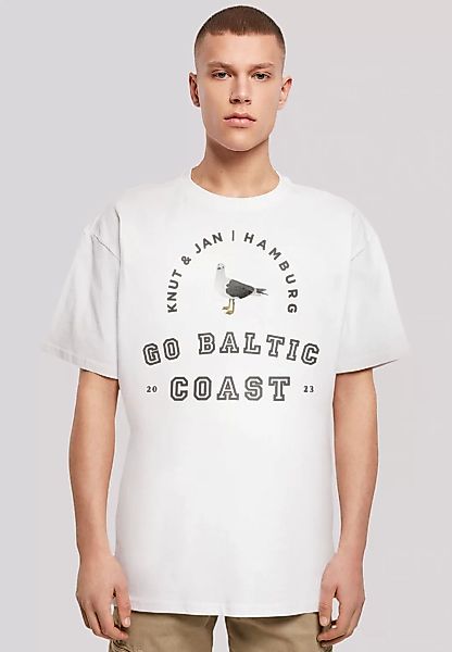 F4NT4STIC T-Shirt "Möwe Knut & Jan Hamburg" günstig online kaufen