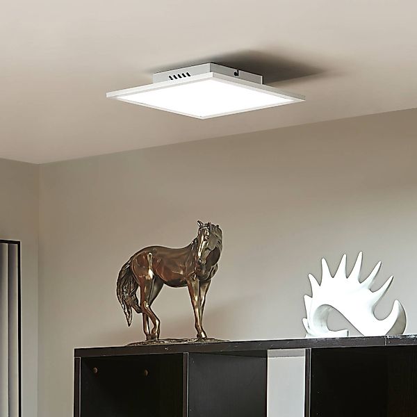 Lindby LED-Panel Lamin, weiß, 30 cm, CCT, dimmbar, Remote günstig online kaufen