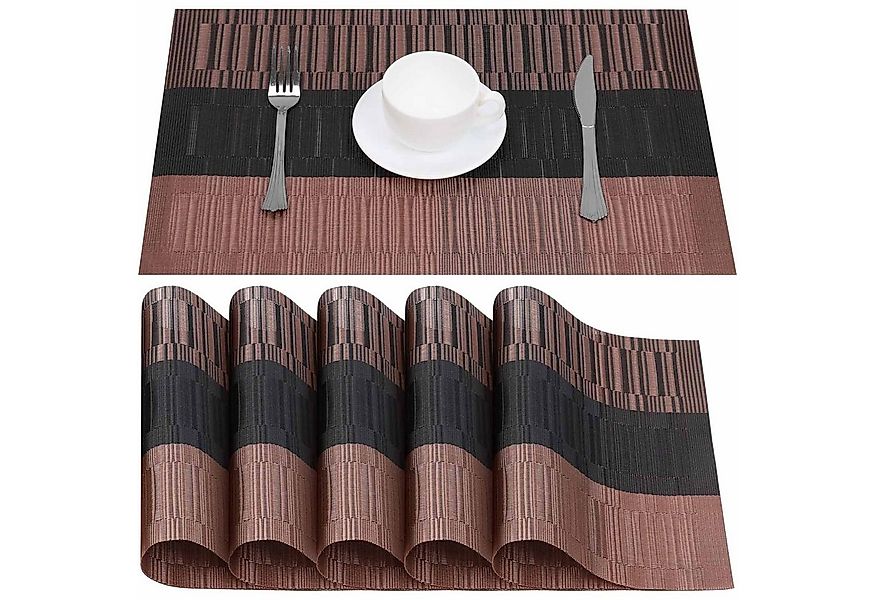 REDOM Platzset 6er Set rutschfest Tischset doppelseitig Untersetzer, (Tisch günstig online kaufen