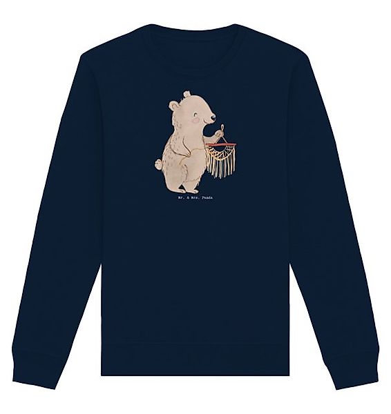 Mr. & Mrs. Panda Longpullover Bär Makramee Größe XXL - French Navy - Gesche günstig online kaufen