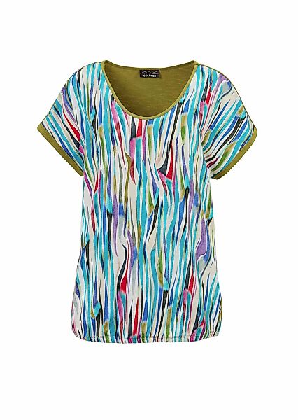 GOLDNER Kurzarmshirt "Shirt aus Effektgarn" günstig online kaufen