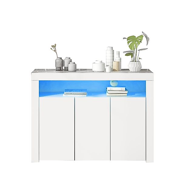 MODFU Sideboard nrichte Sideboard Schrank Beistellschrank günstig online kaufen
