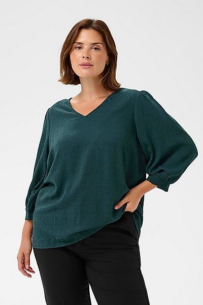 KAFFE Curve Langarmbluse Langarm-Bluse KCpippi Große Größen günstig online kaufen