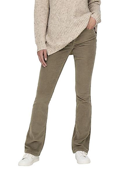 ONLY Chinohose ONLMARY-GLOBAL MID CORD FLARED mit Stretch günstig online kaufen