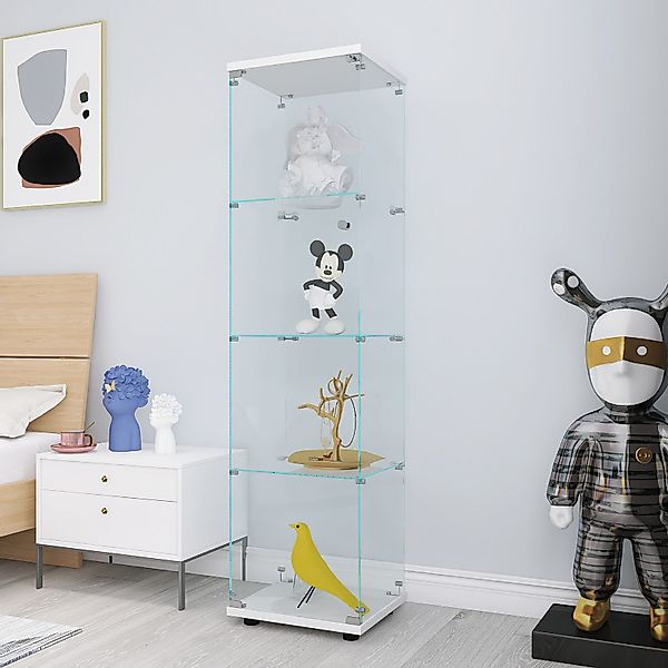 Furnishings Home Glasvitrine Vitrine Doppeltür Hoch günstig online kaufen