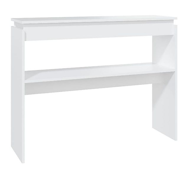 vidaXL Beistelltisch Konsolentisch Weiß 102x30x80 cm Holzwerkstoff (1-St) günstig online kaufen
