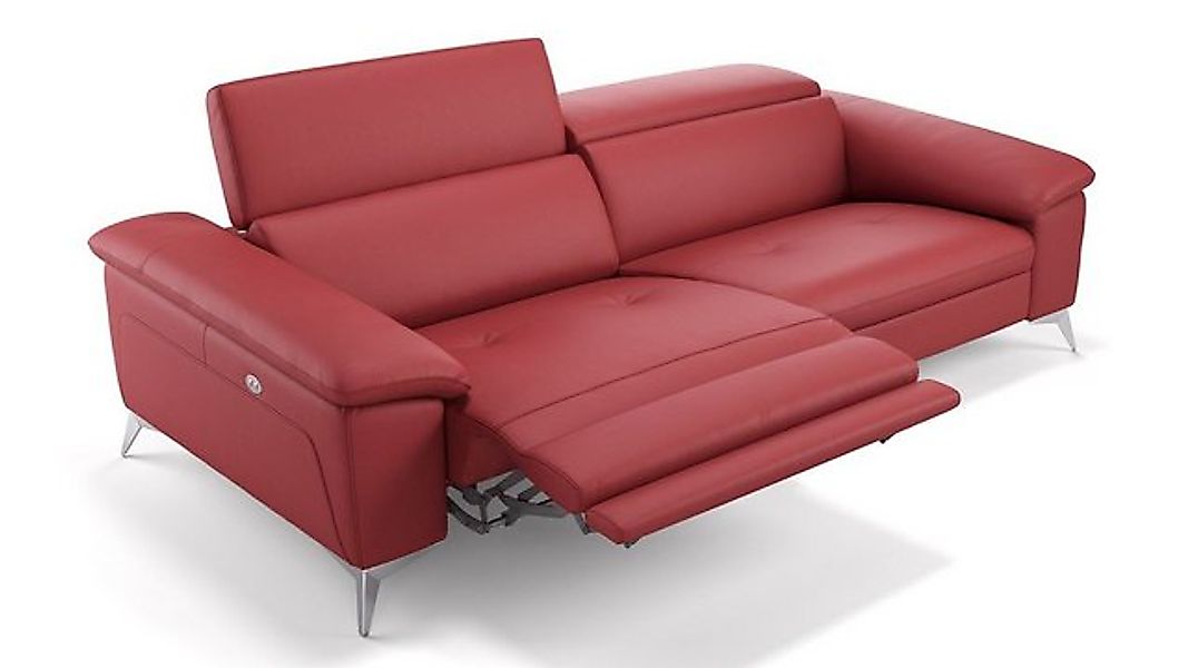 Sofanella 3-Sitzer Leder STELLA, Relaxcouch, Designersofa, Designer Sofa, 3 günstig online kaufen