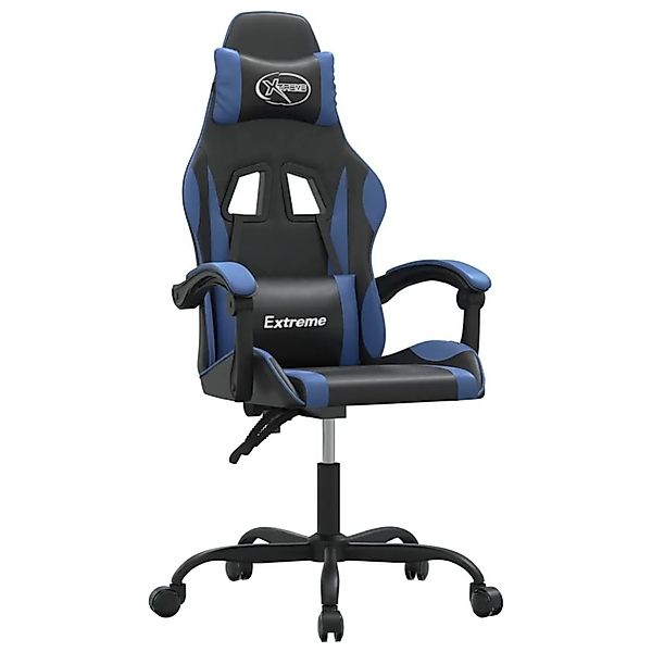 vidaXL Gaming-Stuhl Schwarz und Blau Kunstleder 3143866 günstig online kaufen