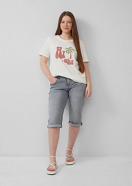 QS Bequeme Jeans Capri-Jeans Catie / Slim Fit / Mid Rise günstig online kaufen