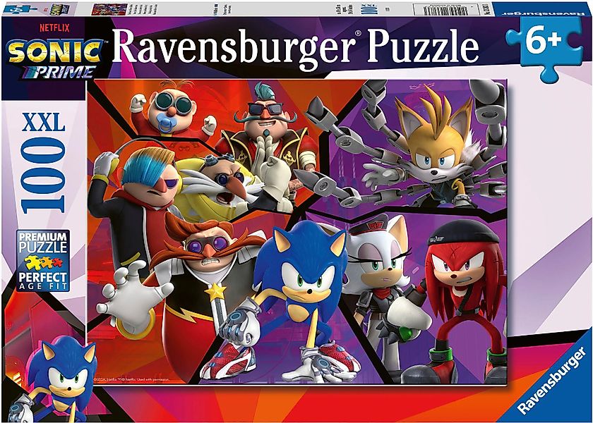 Ravensburger Puzzle Nichts kann Sonic aufhalten, günstig online kaufen