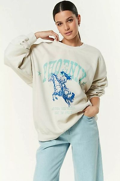 Next Sweatshirt Oversized-Sweatshirt mit Pegasus im Relaxed Fit (1-tlg) günstig online kaufen