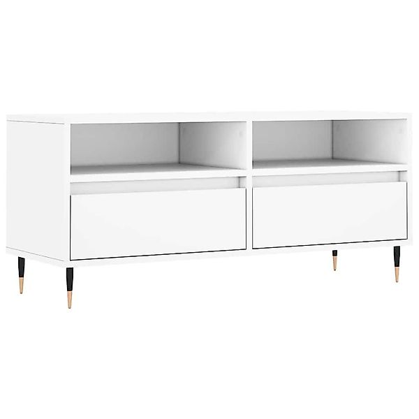 vidaXL TV-Schrank TV-Schrank Weiß 100x34,5x44,5 cm günstig online kaufen