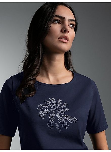 Trigema T-Shirt TRIGEMA T Shirt mit Strass Motiv "Schnecke" (1-tlg) günstig online kaufen