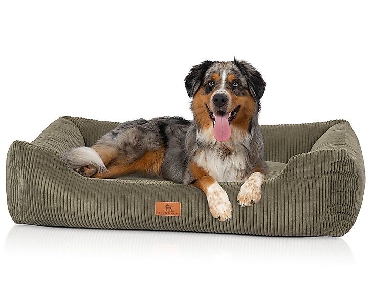 Knuffelwuff Tierbett Hundebett aus Cord Olivia, günstig online kaufen