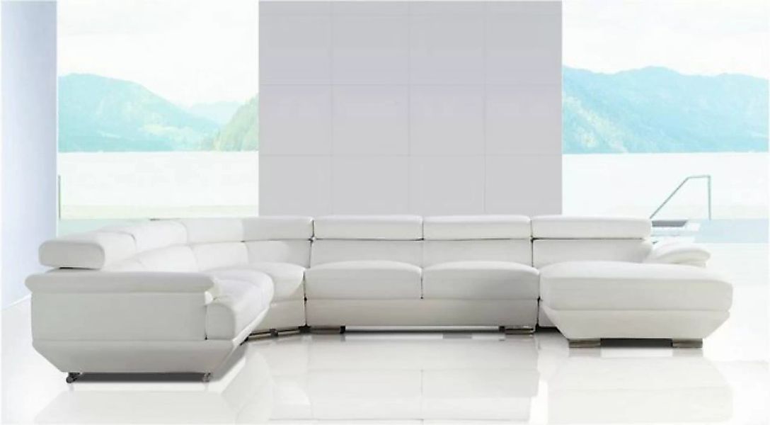 JVmoebel Ecksofa Design Ecksofa Leder Sofa Couch Polster Eck Sitz Wohnlands günstig online kaufen