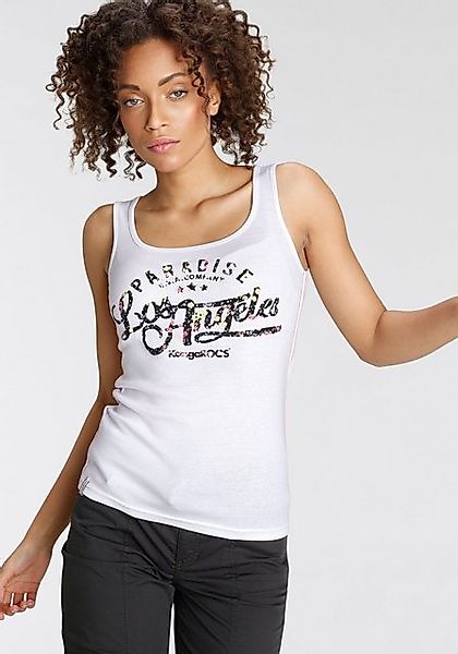 KangaROOS Tanktop, mit blumigem Puff-Print günstig online kaufen