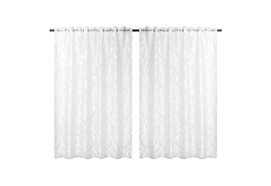 MOON Heimtextilien Vorhang Schlaufenvorhang Dekoschal Ronny mit Ausbrenner günstig online kaufen