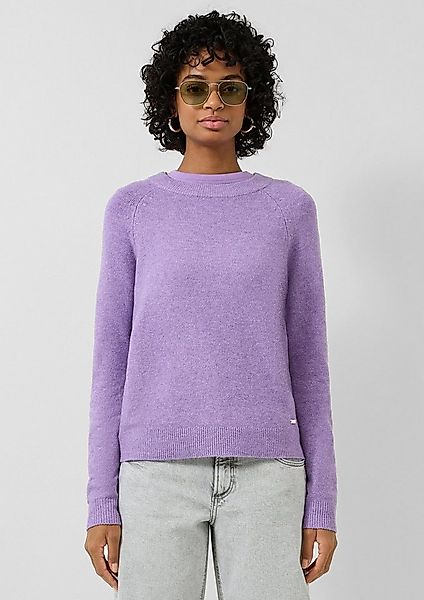 QS Longpullover Strickpullover Pullover mit Raglanärmel günstig online kaufen