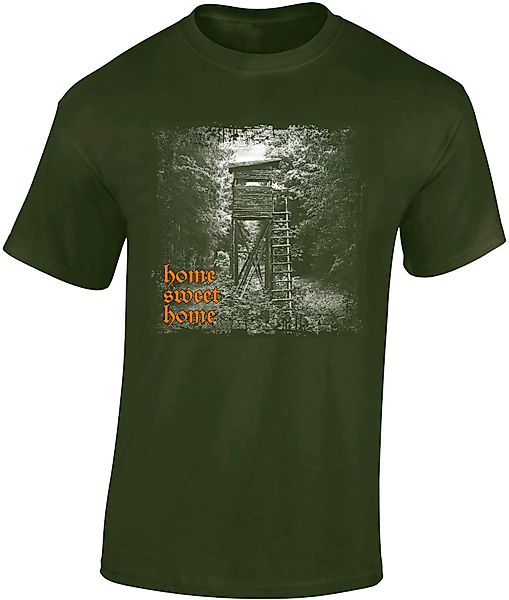 Baddery Print-Shirt Jäger T-Shirt: "Home Sweet günstig online kaufen