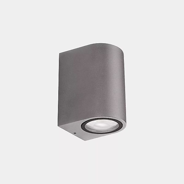 LEDS-C4 Außenwandlampe Eko Single, grau, Breite 7 cm, Alu günstig online kaufen