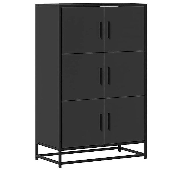 vidaXL Highboard Highboard Schwarz 68x35x106,5 cm Holzwerkstoff und Metall günstig online kaufen
