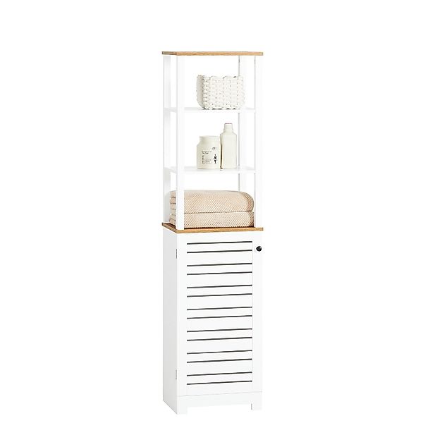 SoBuy Hochschrank BZR43 Badschrank Badregal mit günstig online kaufen