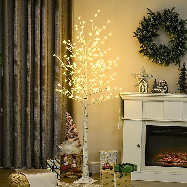 HOMCOM LED Baum Kunstbaum, Kirschbaum mit günstig online kaufen