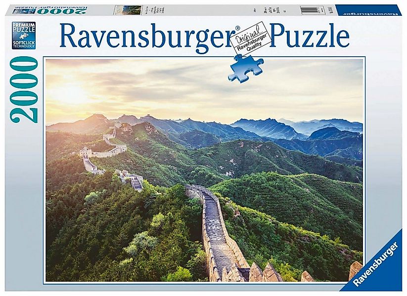 Ravensburger Puzzle Chinesische Mauer im Sonnenlicht, 2000 Puzzleteile, Mad günstig online kaufen