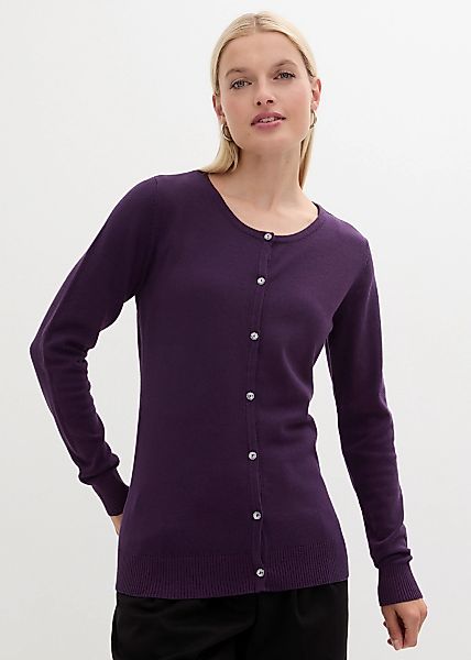 bonprix Strickjacke "Enge Feinstrickjacke", Enge Feinstrickjacke günstig online kaufen