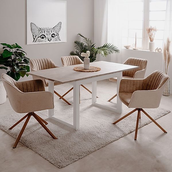 Homestyle4u Esstisch 80x120 cm Holz Küchen günstig online kaufen