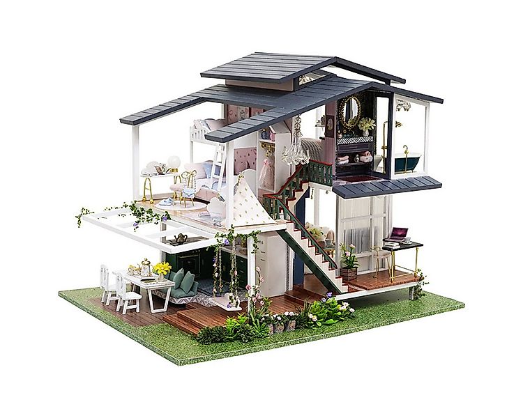 Cute Room 3D-Puzzle 3D-Puzzle Miniaturhaus Modellbausatz Monets Garten, Puz günstig online kaufen
