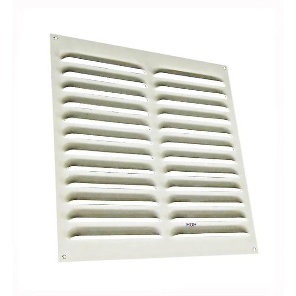 Häusler Lüftungsgitter LG 2525 W Lamellengitter Alu Weiss 250 x250mm Abluft günstig online kaufen