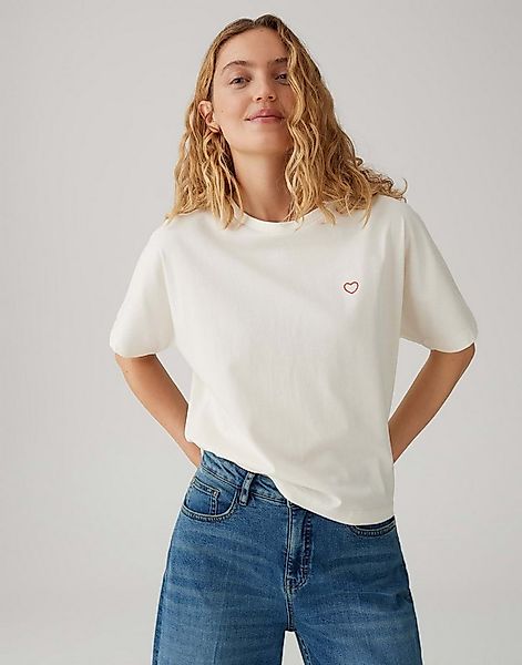 OPUS T-Shirt SALENTINE aus Organic Cotton Lockere Passform, schmal zulaufen günstig online kaufen