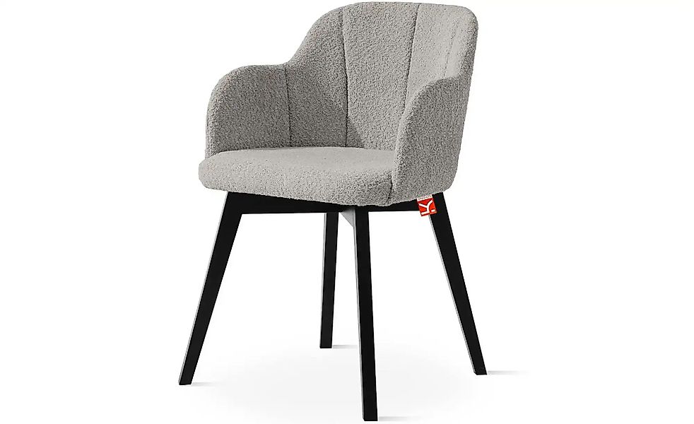 KONSIMO Polsterstuhl   ¦ grau ¦ Maße (cm): B: 54,5 H: 80 Stühle > Polsterst günstig online kaufen