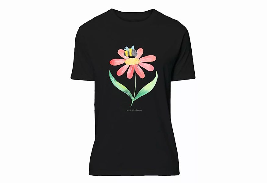 Mr. & Mrs. Panda T-Shirt Hummel Blume - Schwarz - Geschenk, Junggesellenabs günstig online kaufen