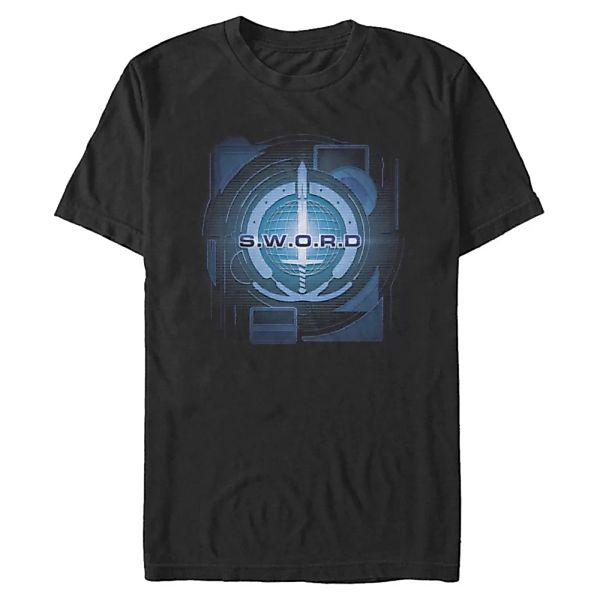 Marvel - WandaVision - Logo Digital Sword - Männer T-Shirt günstig online kaufen
