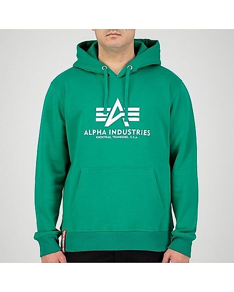 Alpha Industries Kapuzenpullover (Hoodie) Basic grün Herren günstig online kaufen