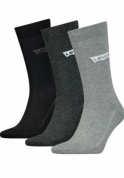 Levis Socken "LEVIS REGULAR CUT BW LOGO RECYCL CO" Packung, 3 Paar, 3 Stk. günstig online kaufen