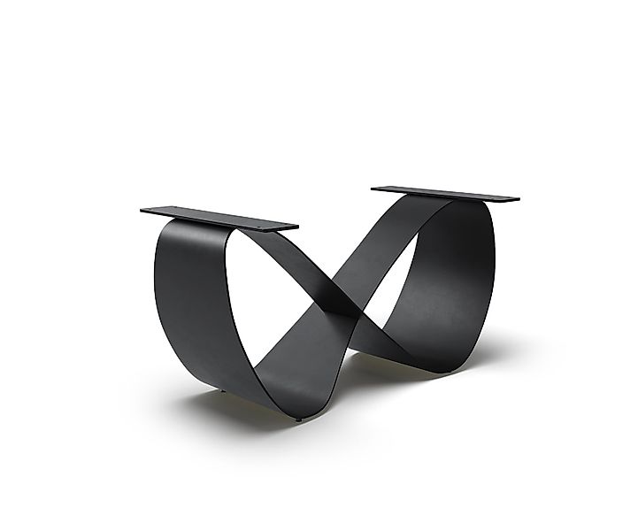 Tischgestell Infinity Metall Schwarz für Ausziehtisch von 180-300 cm günstig online kaufen