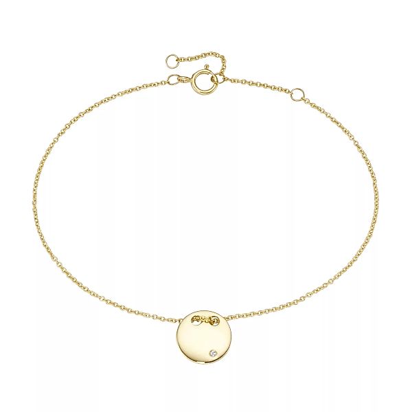 Luigi Merano Armband "Brillant im Plättchen, Gold 585" günstig online kaufen