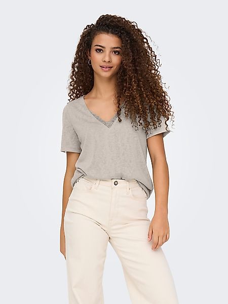 ONLY V-Shirt ONLZOLA LIFE S/S V-NECK günstig online kaufen