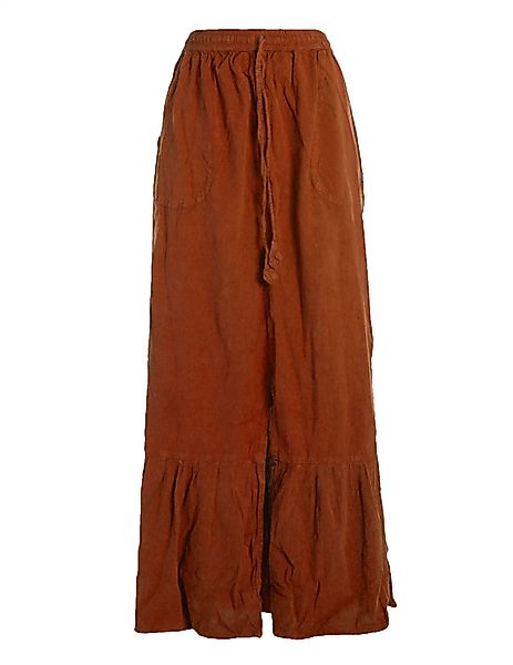 Vishes Maxirock Damen langer Rock Baumwolle günstig online kaufen