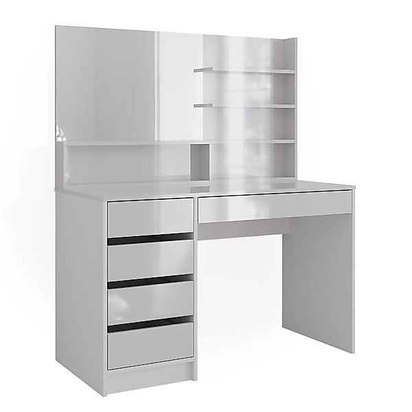 Vicco Schminktisch Sherry Weiß 55 cm mit Spiegel günstig online kaufen