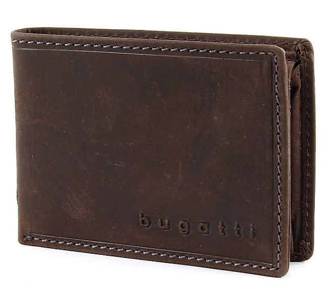 bugatti Geldbörse Coin Wallet with Flap 4CC, aus echtem Leder mit RFID-Bloc günstig online kaufen