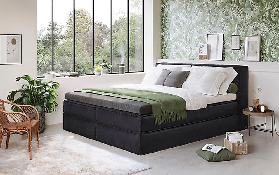 LeGer Home by Lena Gercke Boxspringbett »Addyson«, (Härtegrade H2, H3 und H günstig online kaufen