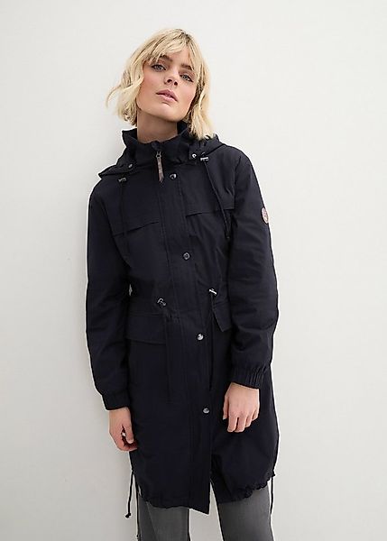 bonprix Langjacke in Trench-Optik, mit Kapuze und vielen tollen Details günstig online kaufen